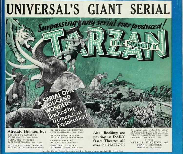 Tarzan the Mighty ERBzine 4980 Tarzan the Mighty Film Novelization and Adaptation