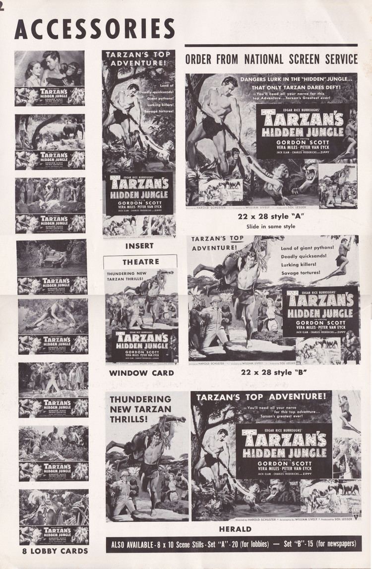 Tarzan's Hidden Jungle Movie Pressbook Tarzans Hidden Jungle 1955 From Zombos Closet
