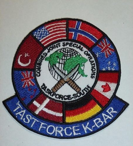 Task Force K-Bar CJSO Task Force South Task Force KBar patch Listing 852 A