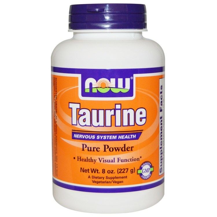 Taurine Now Foods Taurine Pure Powder 8 oz 227 g iHerbcom