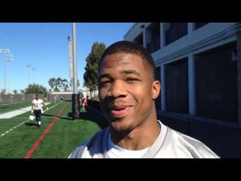 Tay Glover-Wright Utah State39s TayGlover Wright previews Poinsettia Bowl YouTube