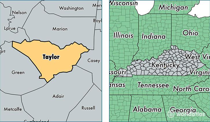 Taylor County, Kentucky wwwworldatlascomimguscounty1169taylorcount
