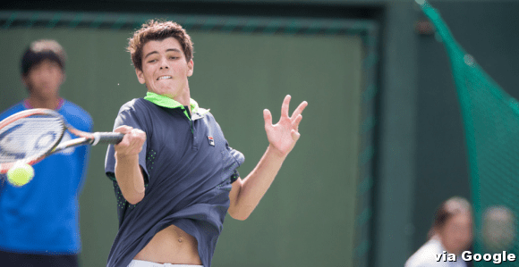 Taylor Fritz TENNIS TALENT TAYLOR FRITZ TO PLAY THE EASTER BOWL FINALS