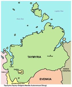 Taymyr Peninsula Taymyr Autonomous Okrug Wikipedia