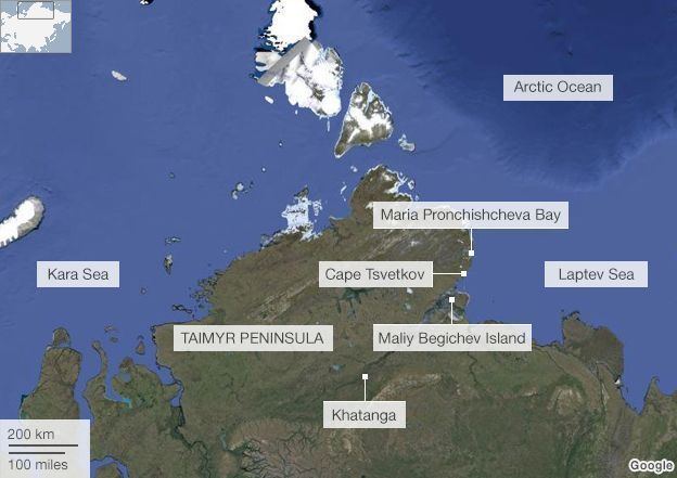 Taymyr Peninsula Russia39s Arctic Taimyr Peninsula BBC News
