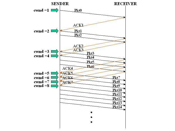 TCP congestion control Javis in action Slow Start Algorithm