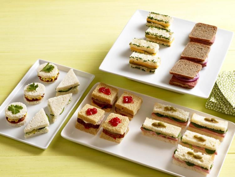 Tea sandwich 50 Tea Sandwiches Recipes and Cooking Food Network Food