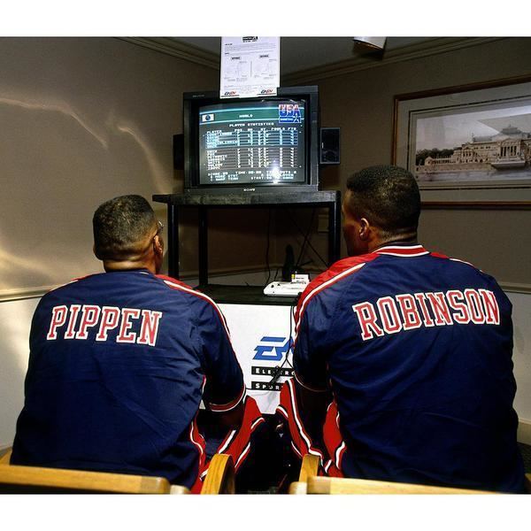 Team USA Basketball (video game) Scottie Pippen and David Robinson playing the 1992 Team USA