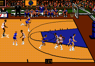 Team USA Basketball (video game) Play Team USA Basketball Online Sega Genesis Mega Drive Games