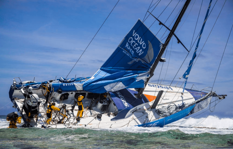 Team Vestas Wind New video of Team Vestas Wind39s grounding and recovery Sailing World