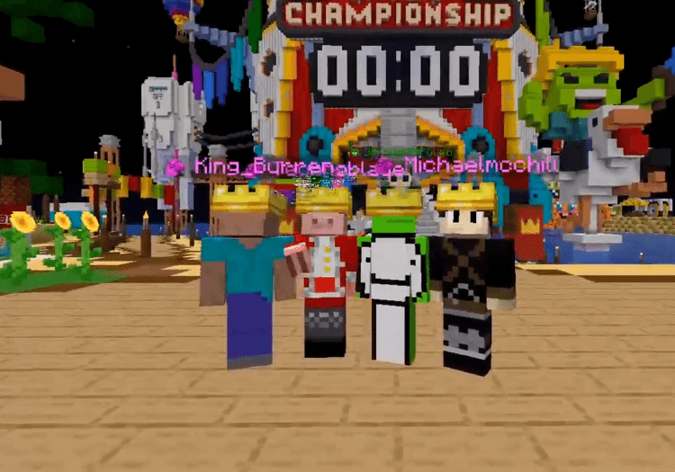 The Dream Team won the Minecraft championship game.