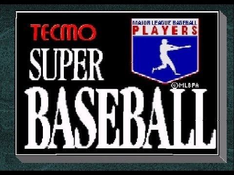 Tecmo Super Baseball Tecmo Super Baseball SNES YouTube