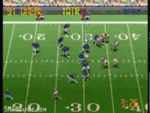 Tecmo Super Bowl III: Final Edition Tecmo Super Bowl III The Final Edition SNES Gameplay YouTube