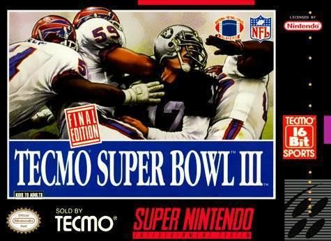 Tecmo Super Bowl III: Final Edition Tecmo Super Bowl III Final Edition Game Giant Bomb