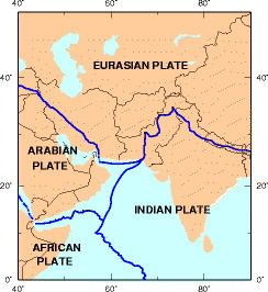 Tectonics zones of Pakistan