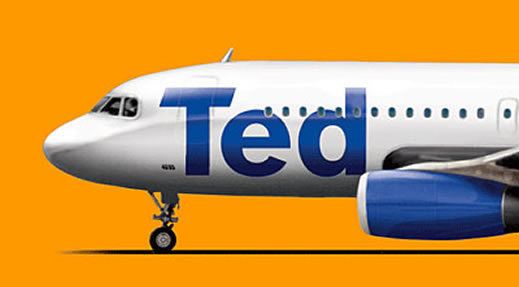 Ted (airline) wwwaviationexplorercomairlinerpicturestedairjpg