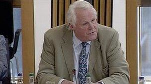 Ted Brocklebank Fife MSP Ted Brocklebank to step down BBC News