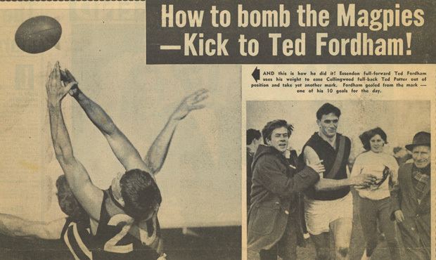 Ted Fordham Stories of 65 Ted Fordham essendonfccomau