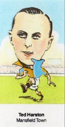 Ted Harston MANSFIELD TOWN Ted Harston 10 Association Footballers Series 3