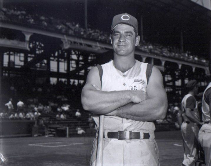Ted Kluszewski gets his name spelled wrong on the back of his Chicago White  Sox uniform, not only adding an x in…