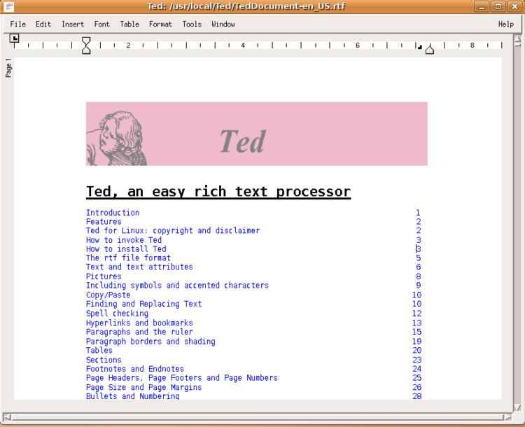 Ted (word processor)