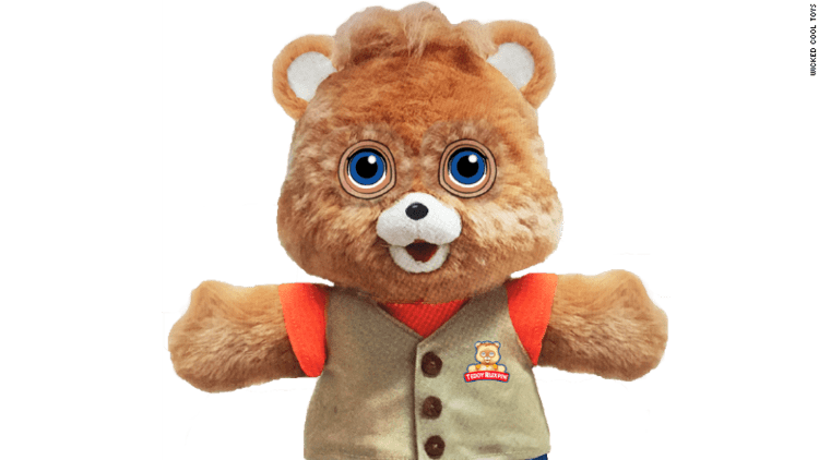 The World of Teddy Ruxpin Teddy Bear Adventure Hiking Outfit 1980's 