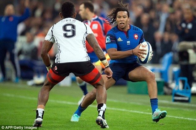 Teddy Thomas (rugby union) France 4015 Fiji Teddy Thomas bags a debut hattrick as