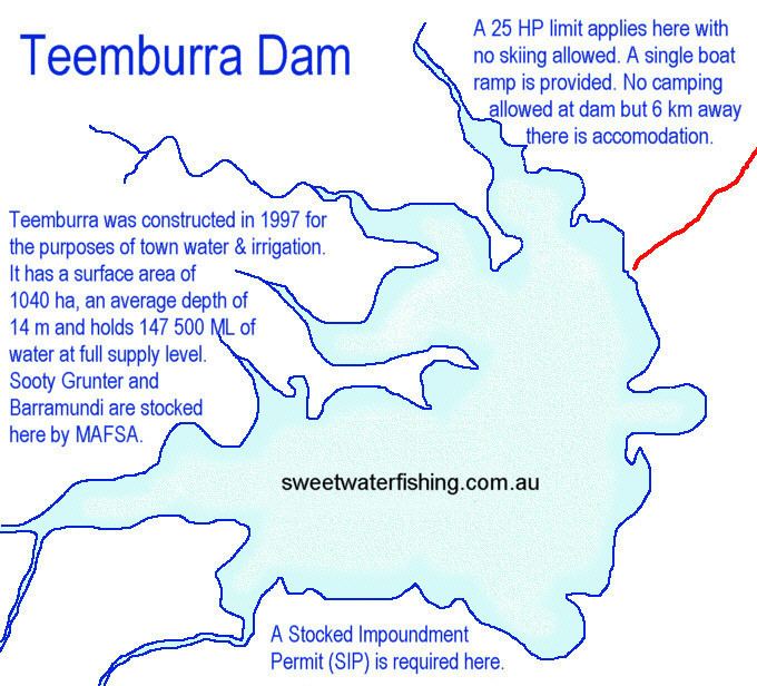 Teemburra Dam Teemburra Dam Mackay Qld Sweetwater Fishing Australia