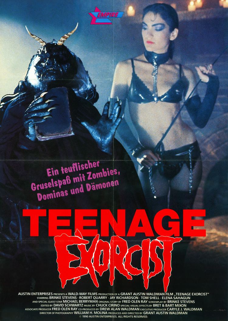 Poster for Teenage Exorcist 1991 USA Wrong Side of the Art