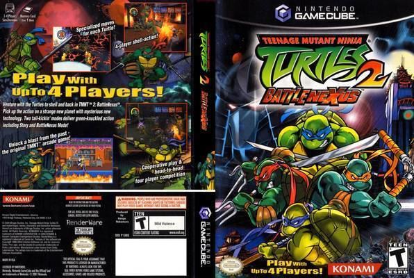 Teenage Mutant Ninja Turtles 2: Battle Nexus Teenage Mutant Ninja Turtles 2 Battle Nexus Disc 1 ISO lt GCN