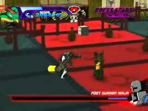 Teenage Mutant Ninja Turtles (2003 video game) TMNT 2003 Video Game Gameplay 1 YouTube