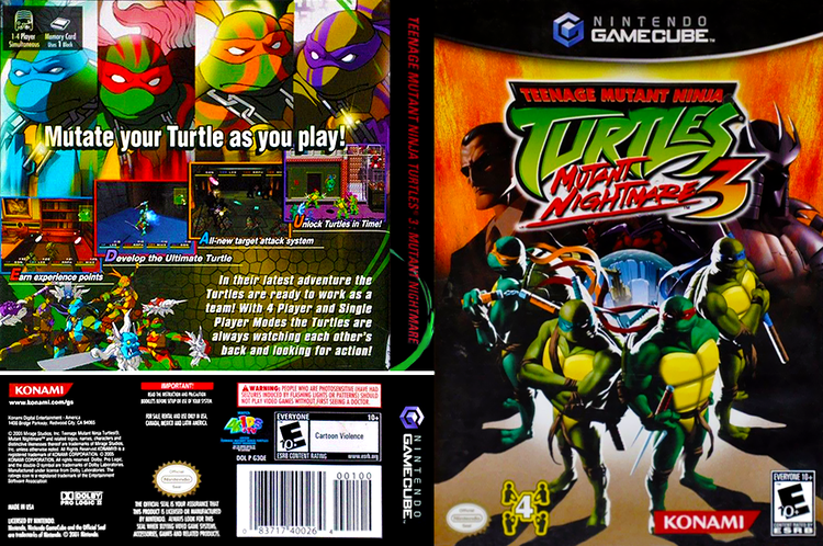 Teenage Mutant Ninja Turtles 3: Mutant Nightmare G3QEA4 Teenage Mutant Ninja Turtles 3 Mutant Nightmare