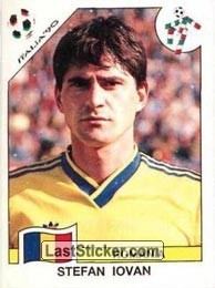 Ștefan Iovan Sticker 157 Stefan Iovan Panini FIFA World Cup Italia 1990
