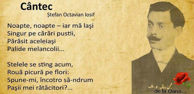 Ștefan Octavian Iosif Stefan Octavian Iosif Cantec de eneoana2000