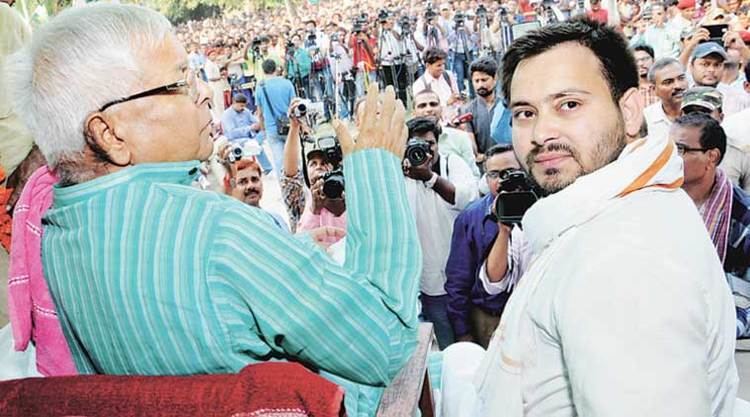 Tejashwi Yadav BJP urges EC to probe age discrepancy of Lalu39s sons The