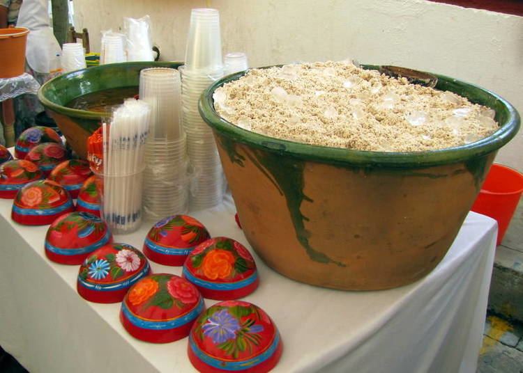 Tejate Tejate a traditional dish from Oaxaca Mexico GASTRONOMIA DE OAXACA