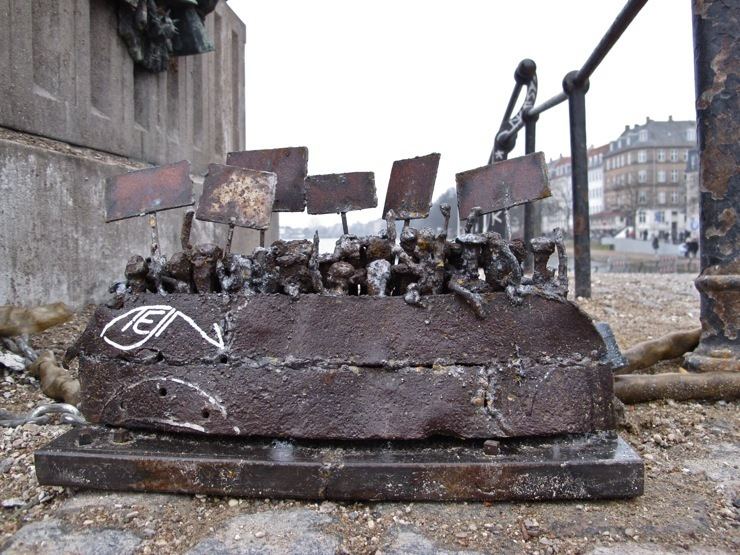 Tejn (artist) Classic Copenhagen Lock On Tejn