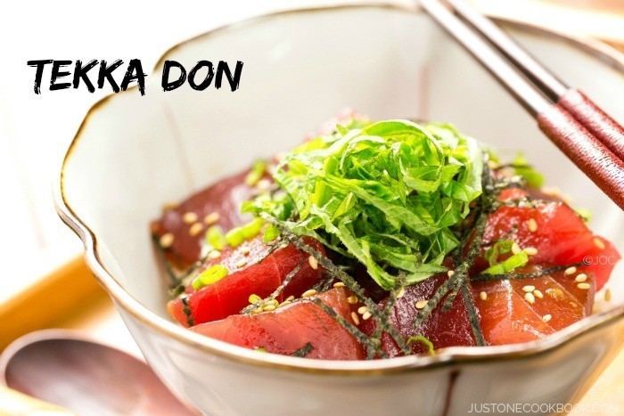 Tekkadon Tekka Don Easy Tuna Bowl Just One Cookbook