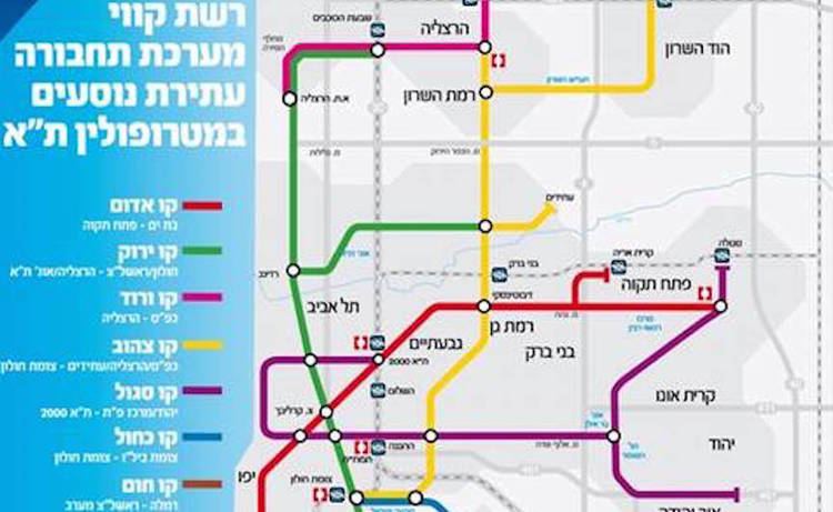 Tel Aviv Light Rail Chinese company connects Tel Aviv rail Tehran The Times of Israel