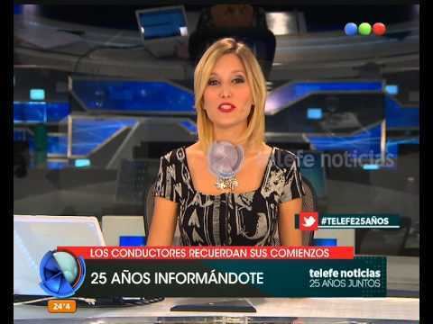 Telefe Noticias Telefe cumple 25 aos el recuerdo de los conductores de Telefe