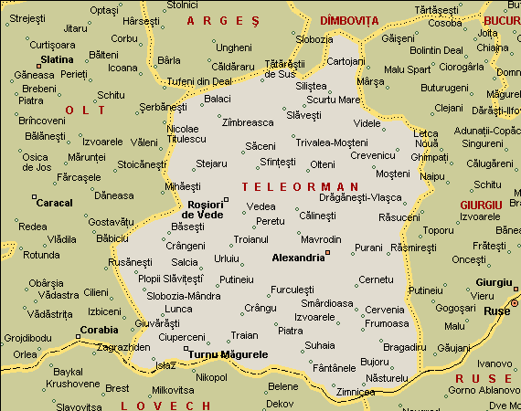 Teleorman County Tourist places in Teleorman County