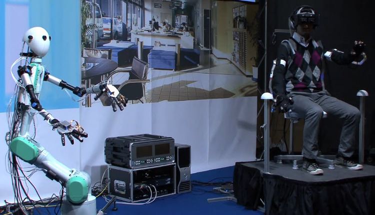 Telexistence Telexistence robot avatar transmits sight hearing and touch