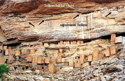 Tellem Tellem neckrest Tellem burial caves