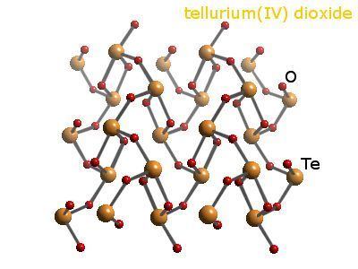 Tellurium dioxide httpswwwwebelementscommediacompoundsTeO2