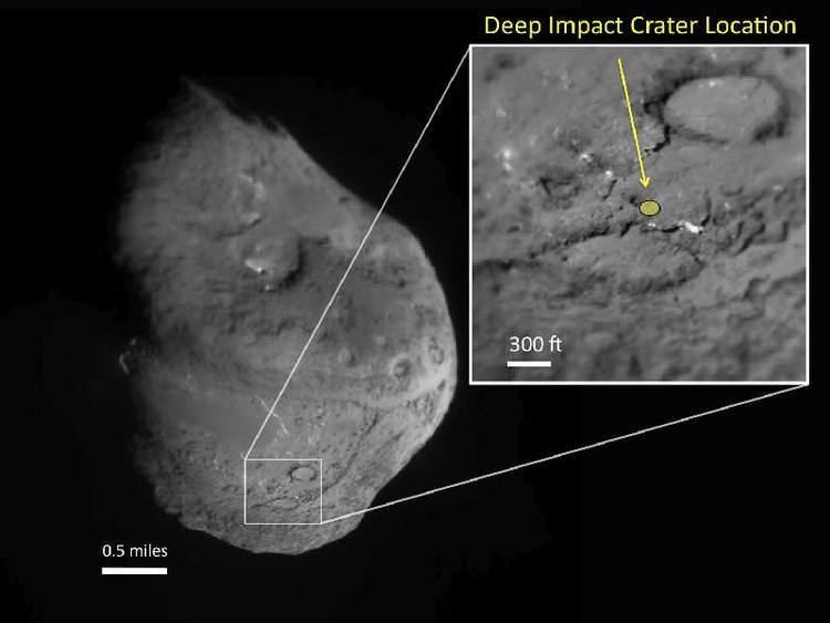 Tempel 1 NASA39s Stardust Discovers Human made Deep Impact Crater on Comet