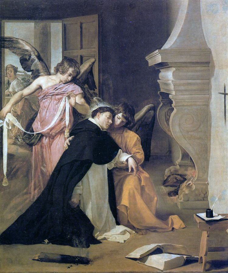 Temptation of St. Thomas (Velázquez) httpsuploadwikimediaorgwikipediacommonsbb
