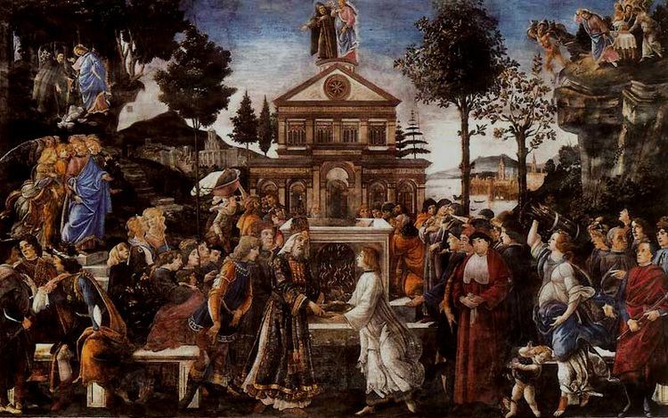 Temptations of Christ (Botticelli) Temptation of Christ Bearer of the Law of the Gospel by Sandro