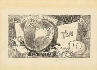 Ten Dollar Bill (Roy Lichtenstein) httpsuploadwikimediaorgwikipediaenaa3Ten