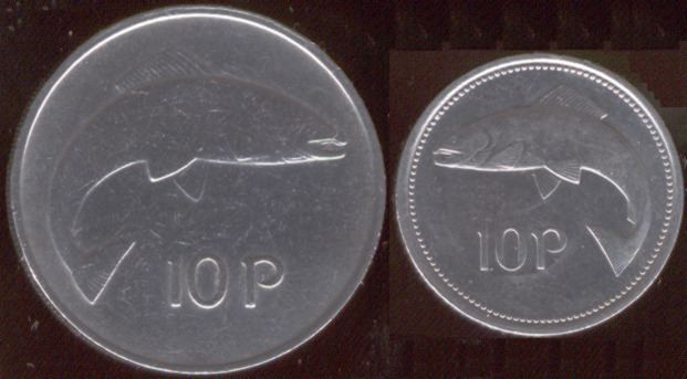 Ten pence (Irish coin)