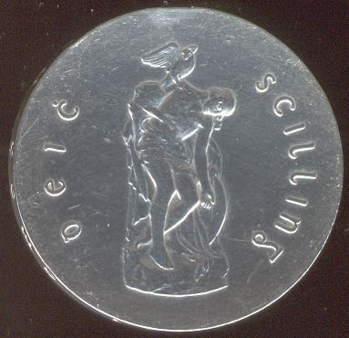 Ten shilling coin